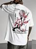 New Unisexs Casual Street Fashion Japanese Culture Printed Short Sleeve TShirts Summer