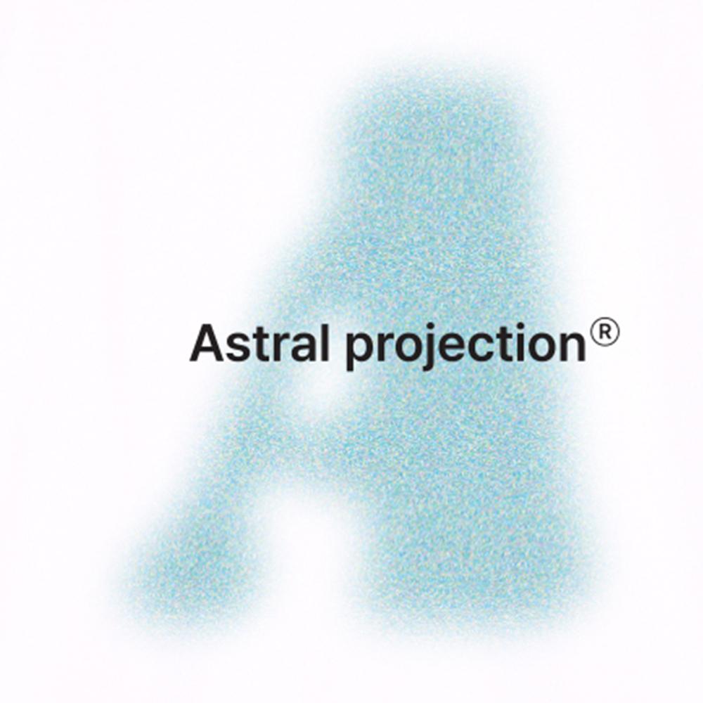 ASTRAL PROJECTION Big A Oversized Long Sleeve T-Shirt_White