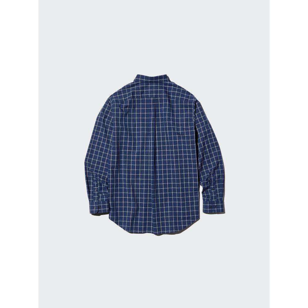 Uniqlo Japonská široká košeľa na gombíky so vzorom