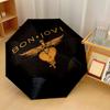 Stampa di Bon Jovi 8?Ombrello Pieghevole Automatico con Stecche Resistente al Vento Leggero per Viaggi all'Aperto