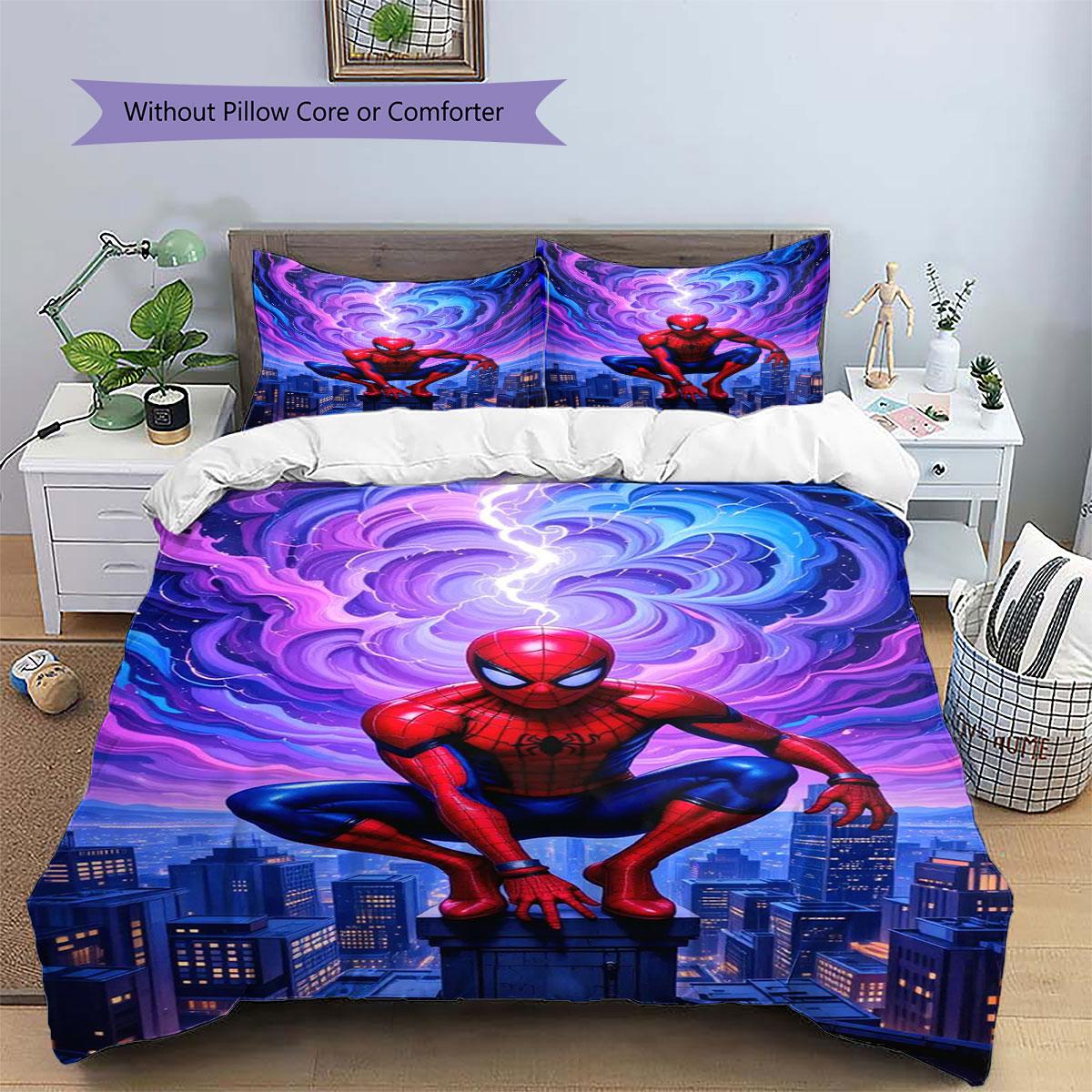 

Dark and Edgy Spider-Man Bedding Set – The Perfect Choice To Decorate Your Bedroom and Enhance Your Home Life. 135x200cm
