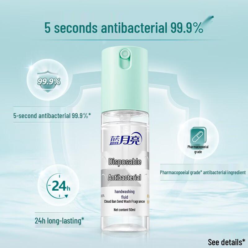 Blue Moon No-Rinse Rosemary Hand Sanitizer Spray