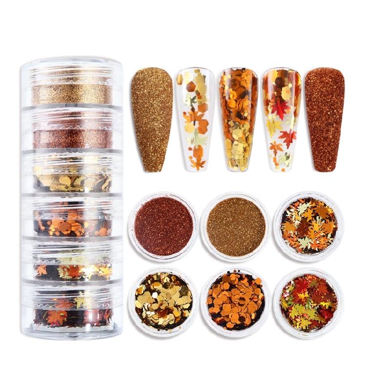 Snowflake Nail Art Glitter Christmas Nail Sequins Flakes 3D Snowflake Glitter