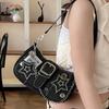 Small Design Trend Jeans Underarm Bag Women's New Cross-Shoulder Bag Shoulder Canvas Fashion Chain Bag