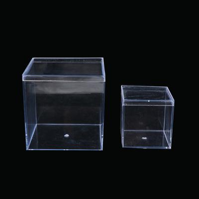 1Pc Transparente Acryl Boxen Mit Abdeckung Kunststoff Organizer Kleine Geschenk Platz Verpackung Box Lebensmittel Süßigkeiten Lagerung Container Für Hause