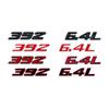 1Pc Metal 3D Car Sticker 392 345 6.4L Emblem Car Fender Side Sticker Rear Trunk Bumper Tail Sticker For Hemi Charger Challenge