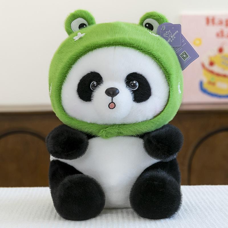 

Новый продукт Лягушка Панда Милая Национальный сокровище Панда Кукла Детский подарок Плюшевая кукла Подарок для девочек 25 cm (0.25kg)