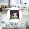 Anime Die Tagebücher der Apothekerin Niedlicher Maomao Kissenbezug Quadratisch Beidseitig bedruckt Kissenhülle Für Sofa Zuhause Schlafzimmer Dekor Geschenk