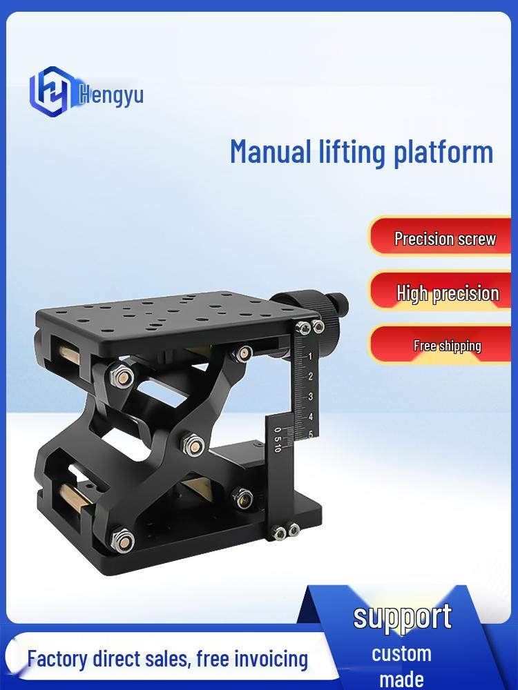 High-Precision Manual Lifting Platform Workbench for Laboratories - Free Shipping