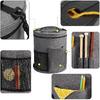 Round Barrel Yarn Bag, Large Capacity Crochet Hook Organizer For DIY Knitting