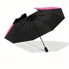 1pc Panda Circle Automatic Umbrella High Quality Canopy, Portable Folding Umbrella with, Ideal Gift for - Travel 193