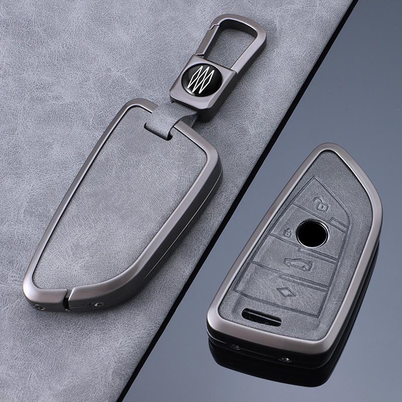 BMW Key Case for New 5, 3, 7 Series and X1-X7 Models - Includes Blade and Buckle, Fits 530, 325i, I3