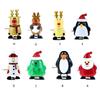 3inch Xmas Clockwork Toy Lovely Winding Toy for Baby Early Learning Education Fine Motor Skill Toy for Kindergarten Kids