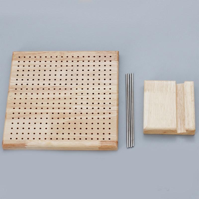 Crochet Blocking Board with Pin and Stand, Knitting Blocking Board for Granny Square Knitting and Crochet Project