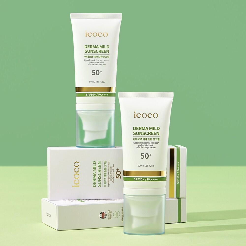Icoco Derma Mild Sun Cream 50ml (SPF50+)