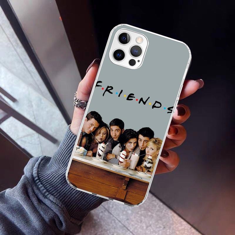 Friends Tv Show Funny Family Phone Case For iPhone 17 Air 16 15 Pro Max 14 Plus 13 Mini 12 11 Cover 7 8 SE Silicone Shell Print