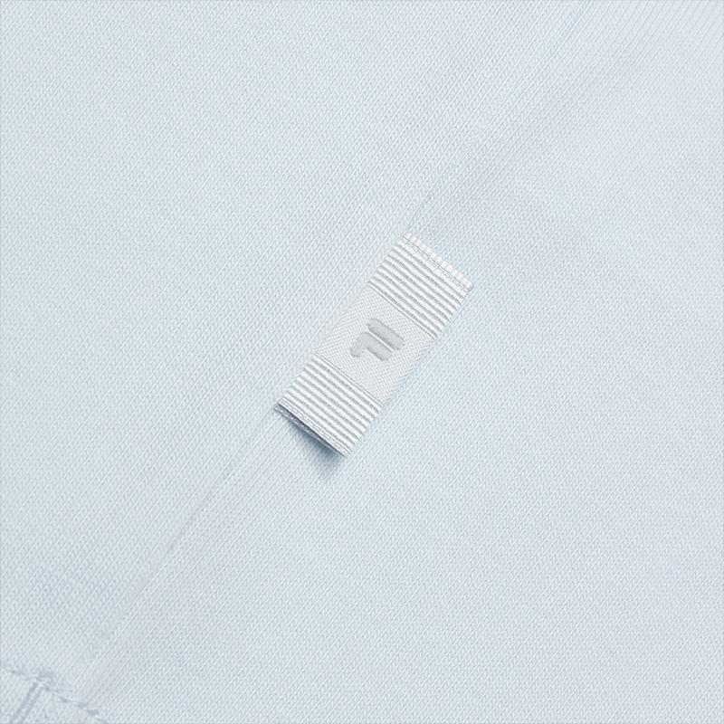 Fila Milano Series Fashion Versatile Simple Comfortable Casual Sports Knit Short Sleeve T-Shirt Men Tops F11M535101F-LB