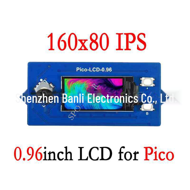 

Raspberry Pi Pico 0.96 65K Color LCD Module, 160×80 Pixels, SPI. Waveshare