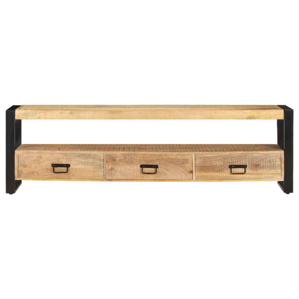 Vidaxl Szafka Pod Telewizor, 150 X 30 X 45 Cm, Lite Drewno Mango