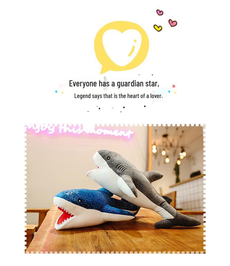 Shark Plush Toy Marine Life Doll Children's Pillow Birthday Gift