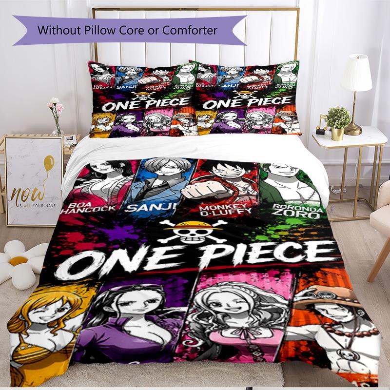 3pcs Duvet Cover Set (1*Duvet Cover + 2*Pillowcase, Without Core), One Piece Print Soft All‑Season Bedding Set, Home Bedroom Decor Gift