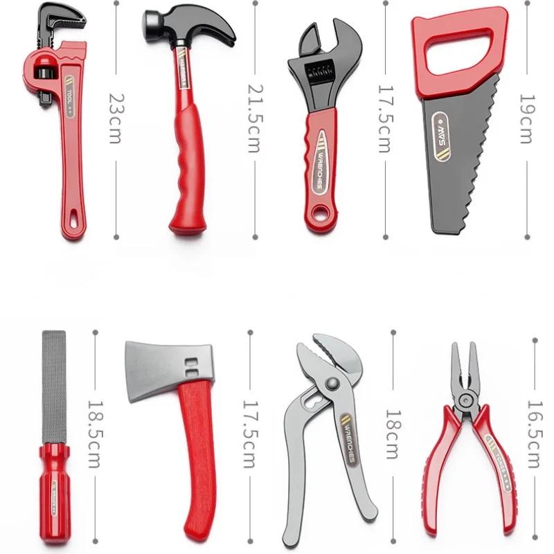 Kinder Feuerwehrmann Cosplay Set Kind Rollenspiel Puzzle Erleuchtung Simulation Wartungskiste Brandschutzwissen Lernen