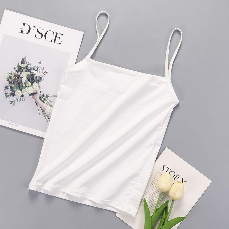 Spring and summer sling vest women's solid color outer wear drive DNU inner sexy small sling bottoming shirt women