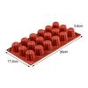 18/8/2 Cavity Bordelais Cake Moulds Heat-Resistant Non-Stick Mousse Cake Mold Reusable Food-Grade Silicone