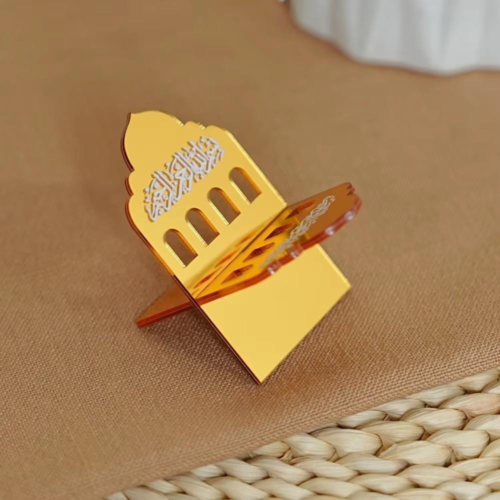 Acrylic Eid al-Fitr Decoration Family Decoration Islamic Theme Eid al-Fitr Gift Small Things Rack Decorative Rack