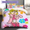 Lizziemcguire Pattern Bedding Quilt Set Quilt Cover Pillowcase Home Decoration Birthday Gift (1 * Duvet Cover + 2 * Pillowcase, Without Core)