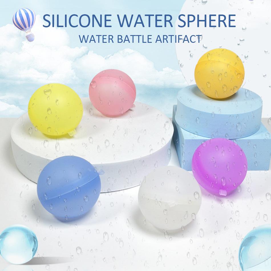 Neue wiederverwendbare Wasserballons, nachfüllbarer Wasserballon, schnelles Befüllen, selbstdichtende Wasserbomben, Spritzbälle für Kinderschwimmbecken