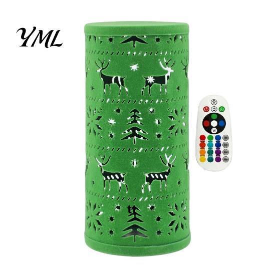 USB Powered Night Light Butterfly Projector Lamp, RGB 16 Colors Decorative Lamp with Remote Ambient Projection Control, Hollow-out LED for Bedroom