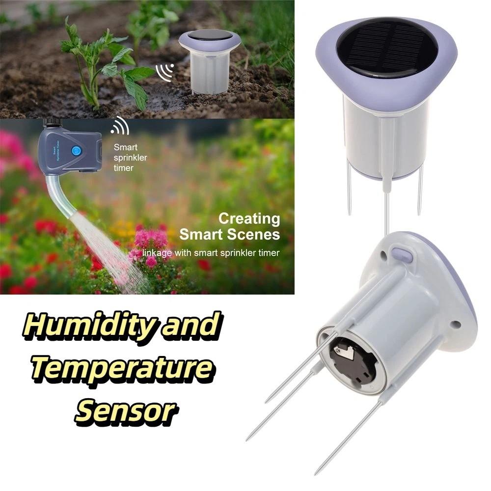 Solar Panel Solar Powered Soil Sensor Soil Temperature Monitor  Planting Scenarios
