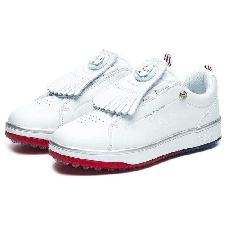 Fila GF 1911 Trainer Synthetic Leather Low Top Golf Shoes Women Sneaker Winter-White A12W241701FWT