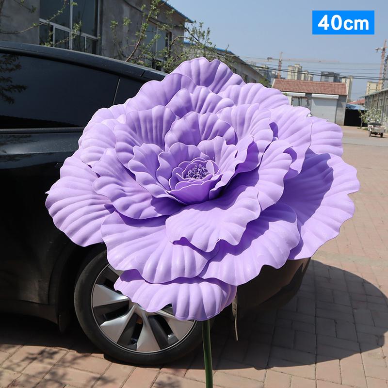 30/40cm Künstliche Pfingstrose Hochzeitsfeier Große Blumen-Show-Requisiten DIY-Fälschung Blumen Hochzeitsfenster Hintergrundwand Dekoration