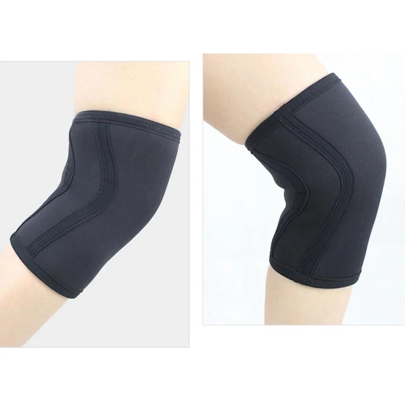 Fitness Gym Training Squats Knee Protector Kneecap Sports Safety 1pc 7mm Compression Neoprene Weightlifting Knee Pads