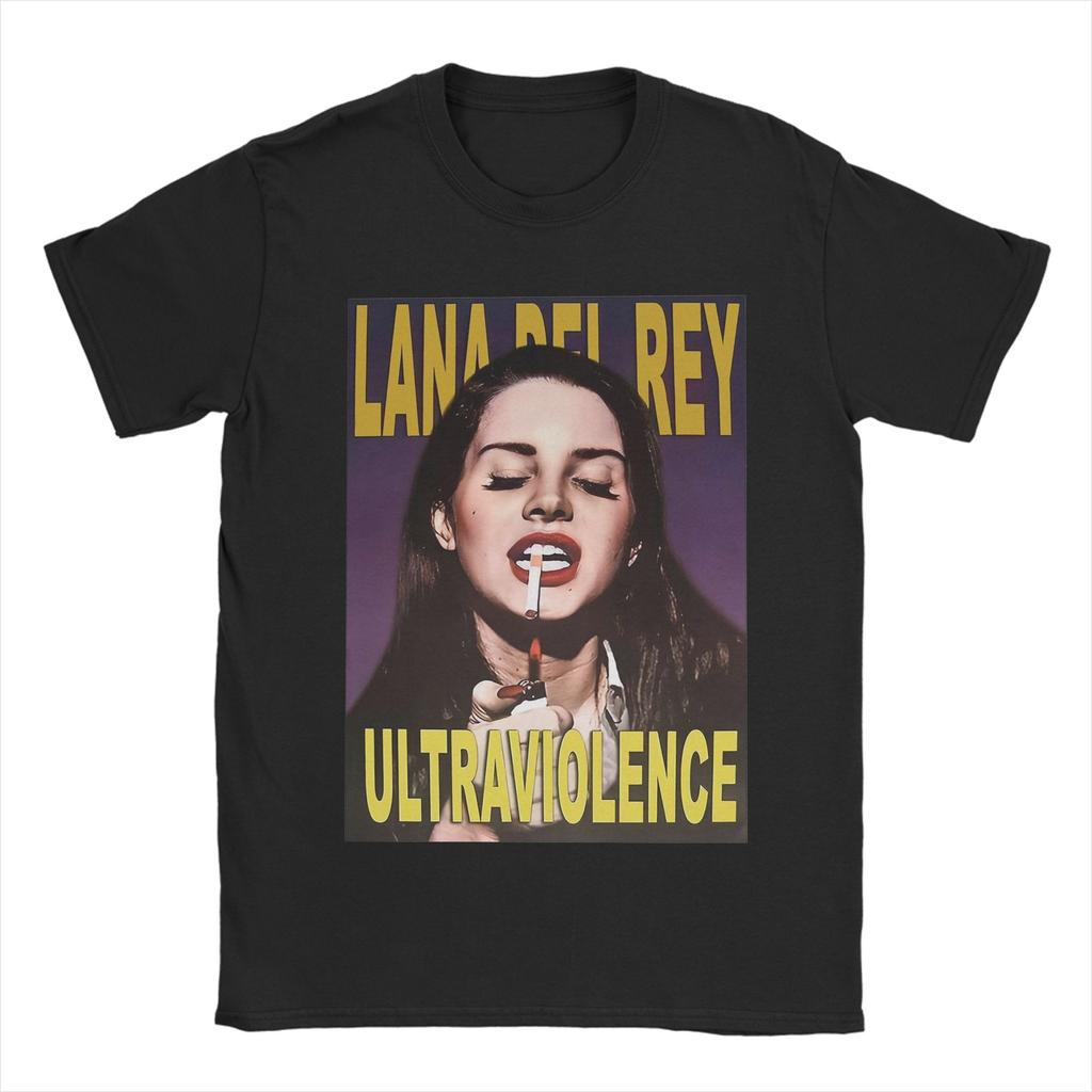 Men TShirt Lana Del Rey Leisure Pure Cotton Tees Short Sleeve T Shirt O Neck Tops Classic