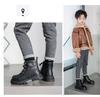 2025 Autumn/Winter New Martin Boots - Boys' & Girls' Fleece-lined Soft Sole Cotton Boots, British Style
