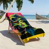 Medusa-style fantasy character polyester microfiber beach towel is highly absorbent, suitable for swimming and beach outings