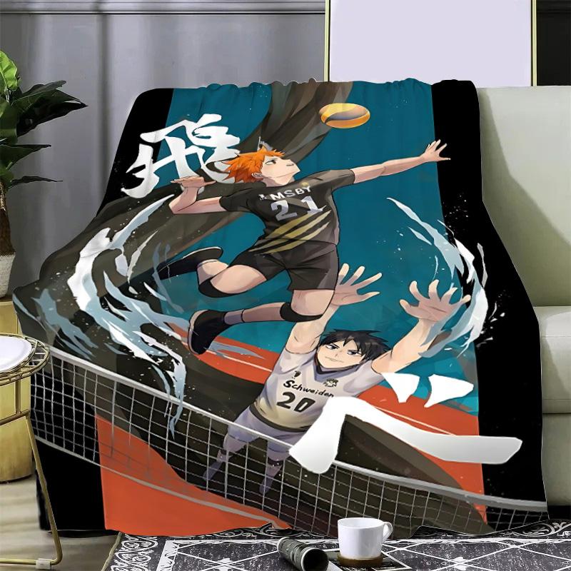 Hot Anime Haikyuu! Printed Blanket Picnic Blankets Warm Blanket Soft and Comfortable Blanket Home Travel Birthday Gift