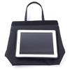 Wide-gusseted Tote Bag, Formal Bag, Large, Made in Japan, A4 Size, Black, Perfect for Commuting, Weddings, Entrance Ceremonies, Graduations, Entrance