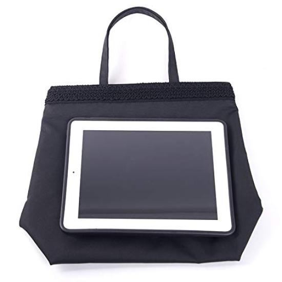 Wide-gusseted Tote Bag, Formal Bag, Large, Made in Japan, A4 Size, Black, Perfect for Commuting, Weddings, Entrance Ceremonies, Graduations, Entrance