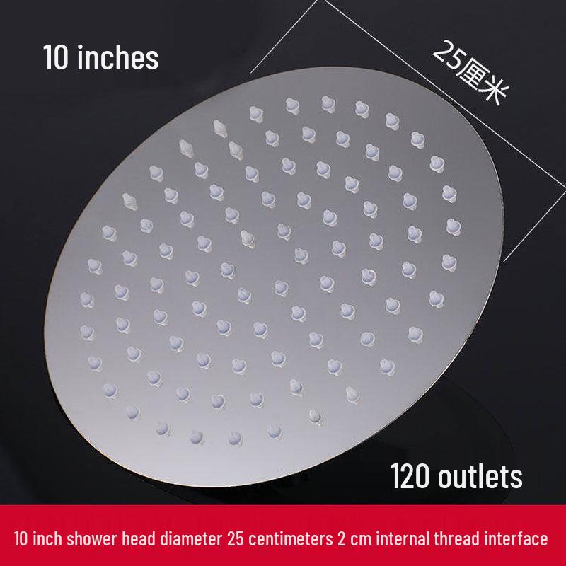 Lin Dong Stainless Steel Overhead Shower Head