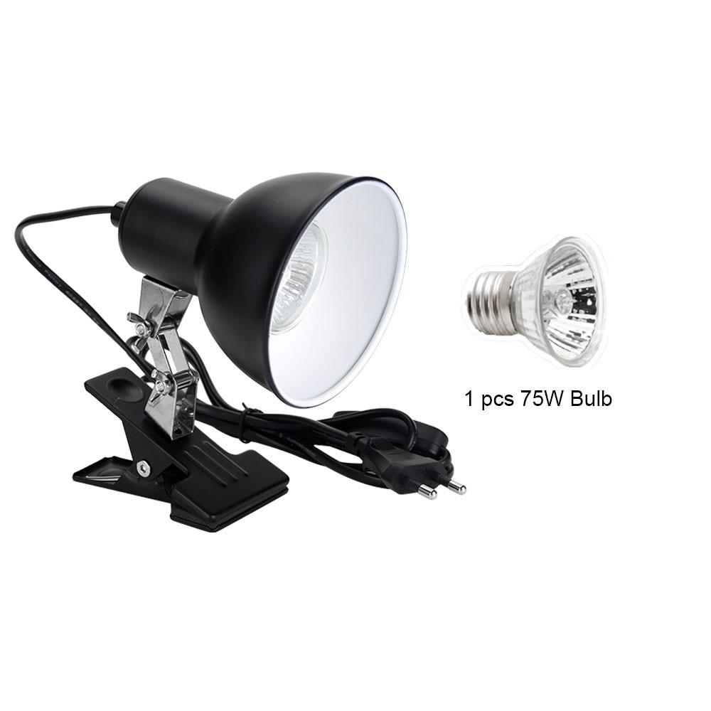 

Термостат Лампа для баскинга черепах Клипсовый патрон для лампы Лампа для обогрева питомцев Змея Черепаха Растения EU