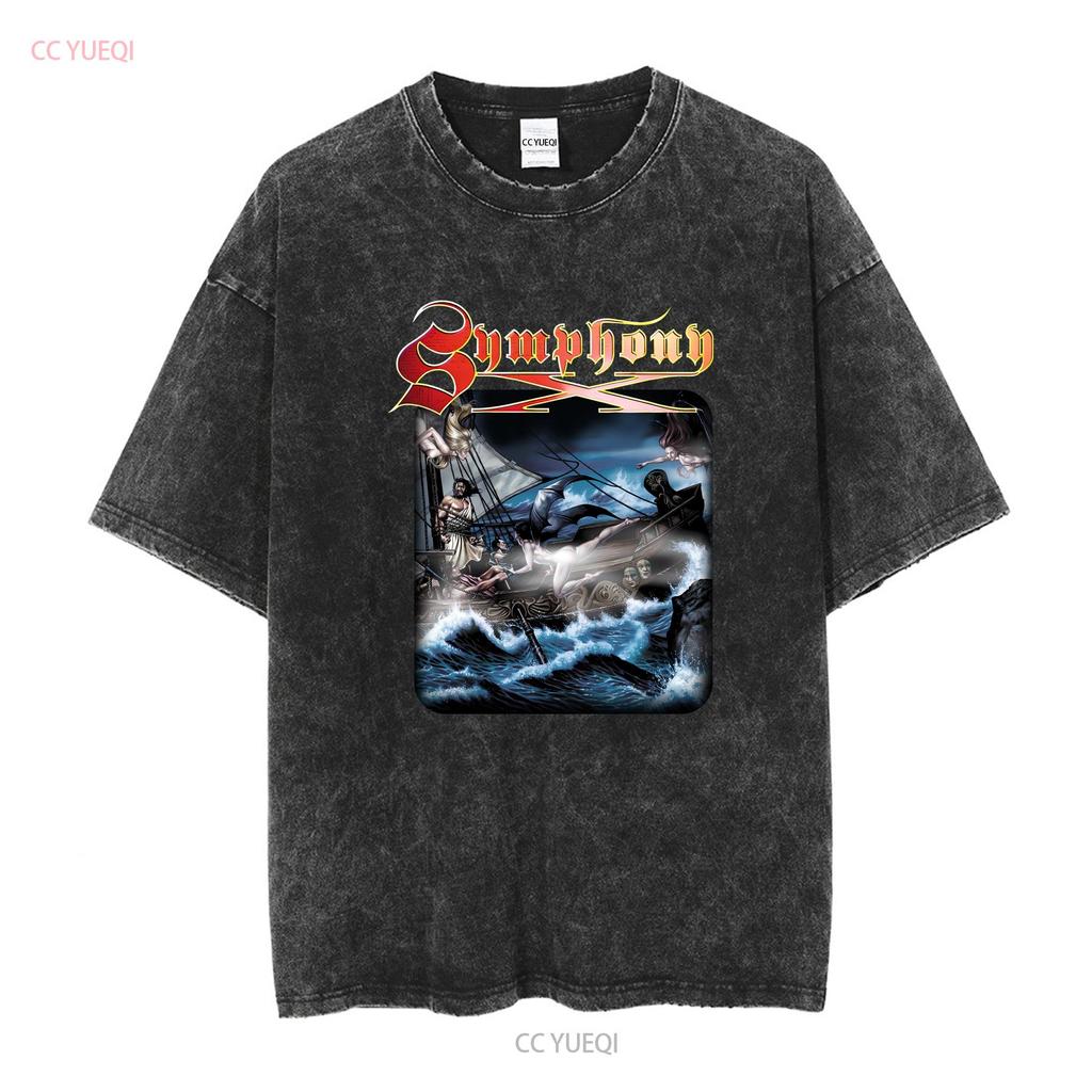 Vintage 2005 Symphony X T Shirt Large Gigantour Vintage Washed Unisex Fashion Streetwear Homme Versatile Casual Stretched
