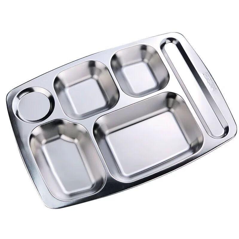 Stainless Steel Compartmented Lunch Tray