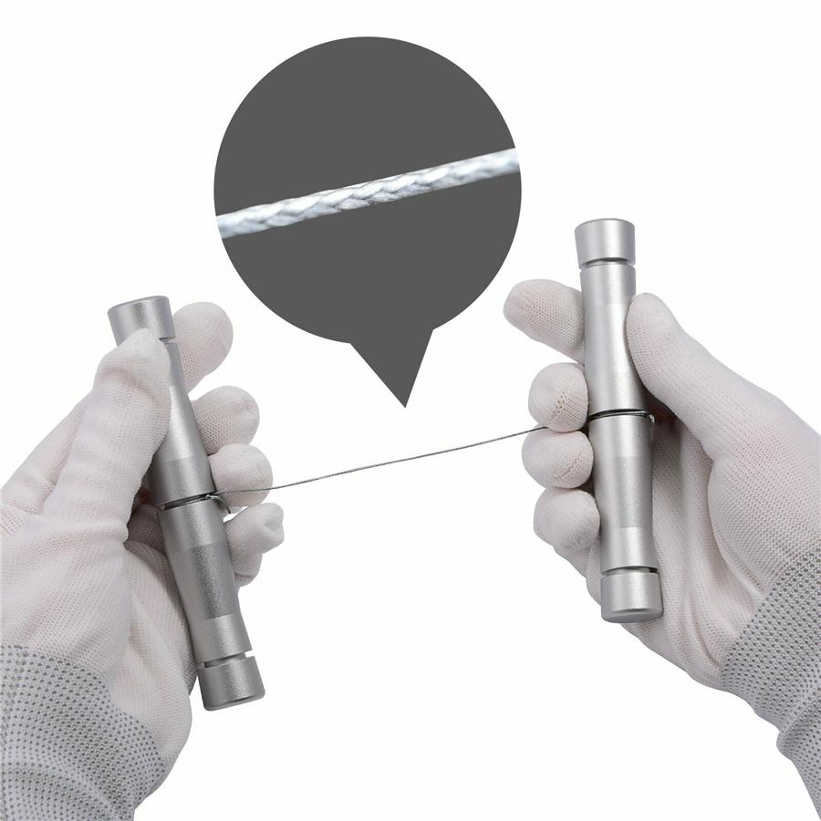 Car Emblem Removal Tool Body Logo Metal Stickers Take Off Sheller PE Line Handle