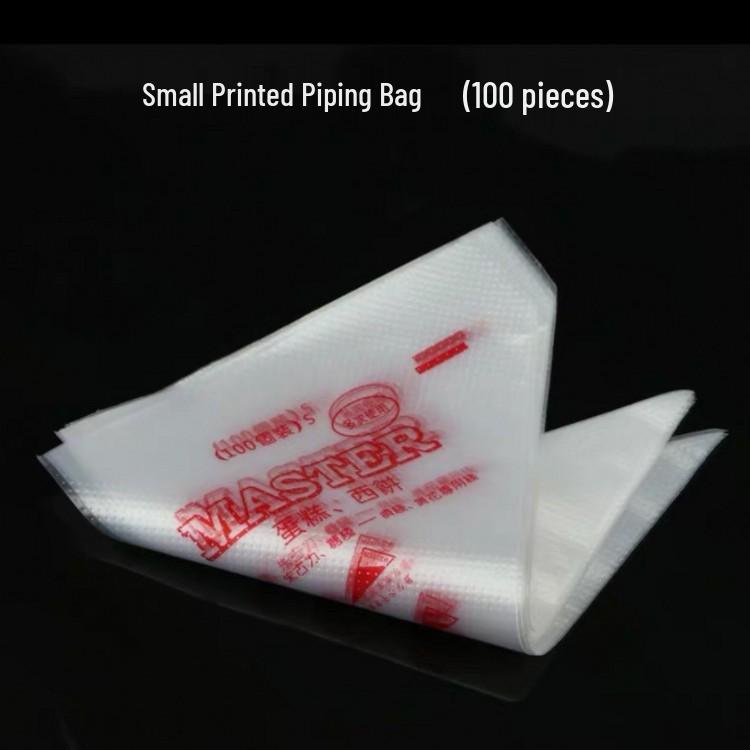 Assorted Sizes Disposable Piping Bags - 100 Pack for Cake, Cream, Jam, Chocolate, Icing.