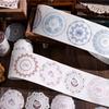 7.5cm×200cm Tape Girl Aesthetics Series Retro Lace Border Hand Account Decoration Materials Reusable Stickers