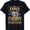 Papa Opa Vietnam-Veteran Vintage T-Shirt Militär Herren